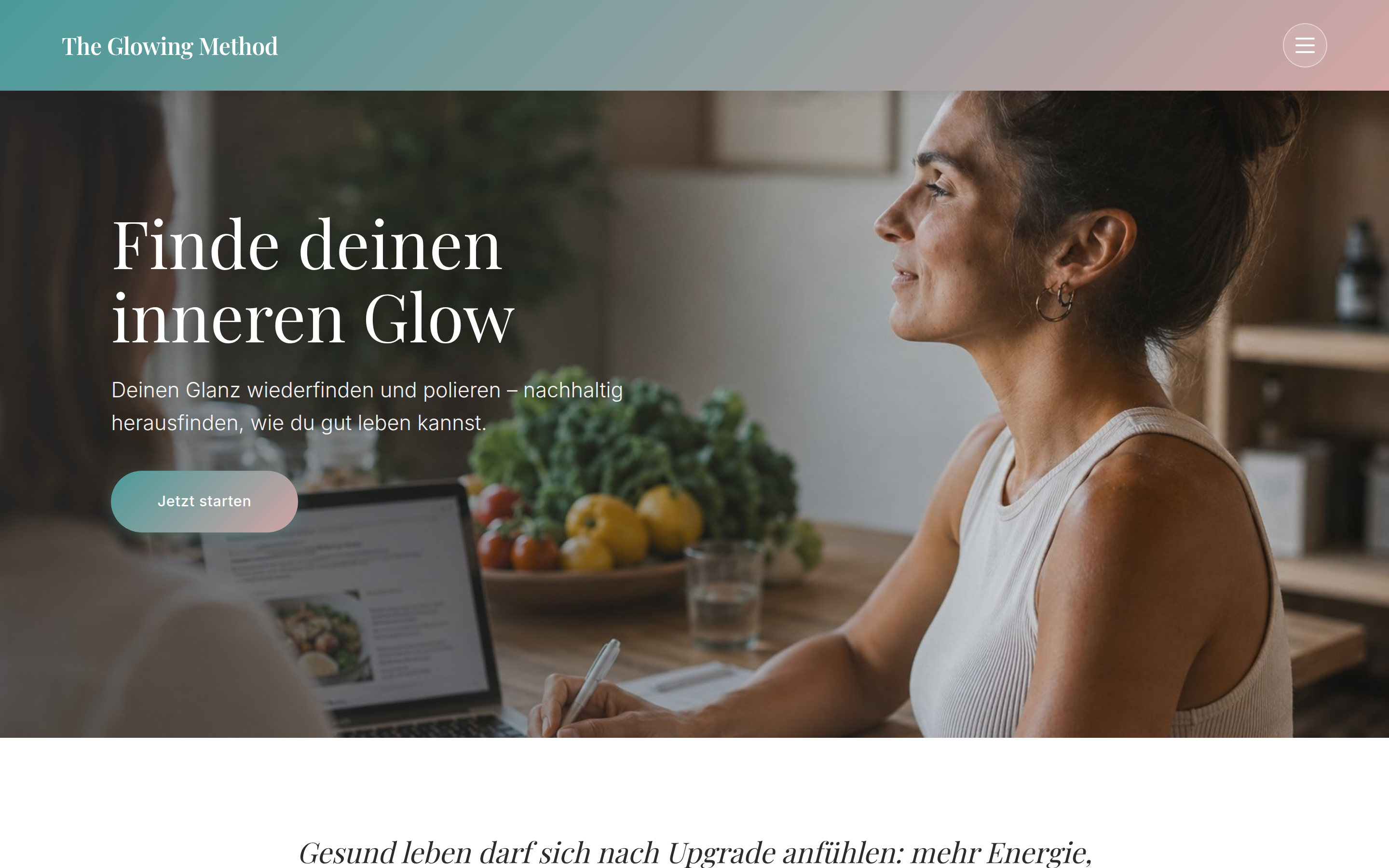 The Glowing Method Website